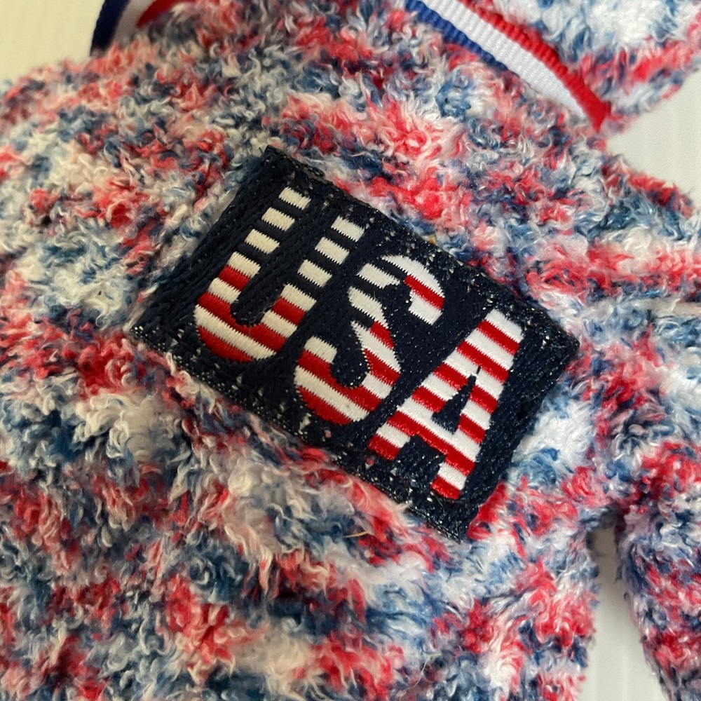 Ty Beanie Baby “USA” Bear 2000– Rare Patriotic Plush - Picture 5 of 11